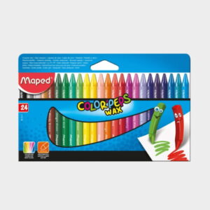Crayones ceritas MAPED Color Peps Wax x 24 Un.