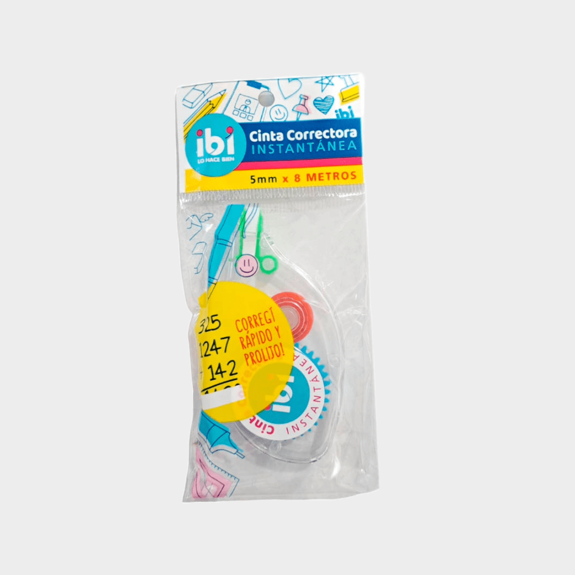 Corrector en cinta IBI 5 mm x 8 metros