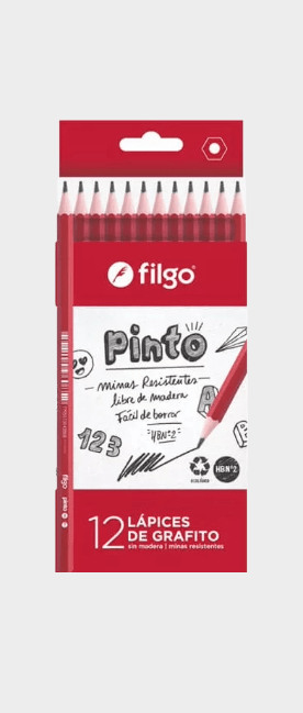 Lápiz Grafito FILGO HB N°2 - Imagen 2