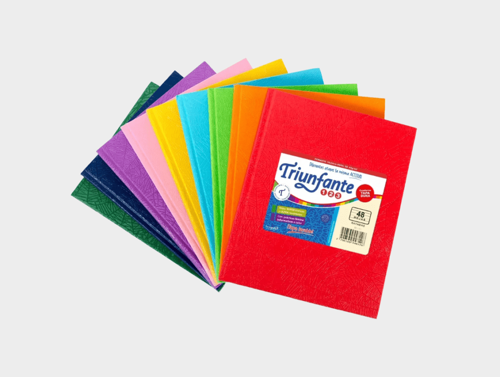 Cuaderno TRIUNFANTE tapa dura 48h ABC rayado