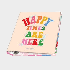 Carpeta nº3/ carta MOOVING 3 anillos Happy times are here