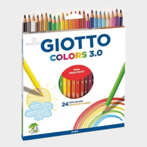 Lápices de colores pinturitas GIOTTO colors 3.0 X 24 colores