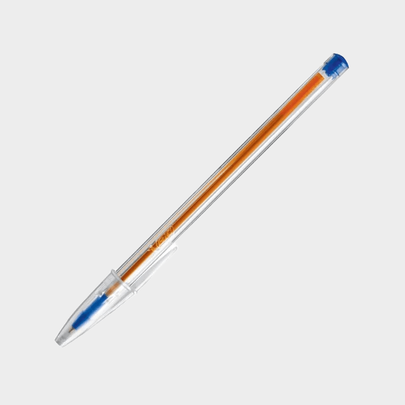 Boligrafo Lapicera BIC cristal fina 0,8mm x un