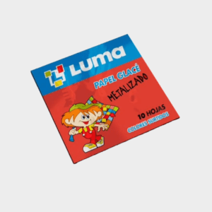 Papel glacé LUMA metalizado x 10 unidades