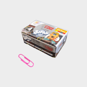 Broches clips SIFAP Nro 4 -33mm forrado