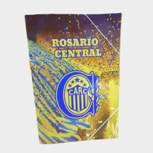 Carpeta dibujo Asamblea 3 solapas Rosario Central