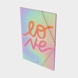 Carpeta oficio / dibujo FW 3 solapas Love