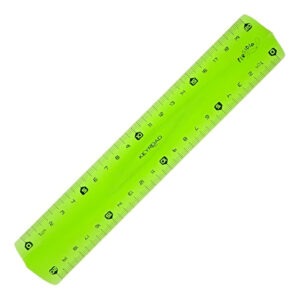 Regla Flexible KEYROAD 20 cm x unidad - Verde