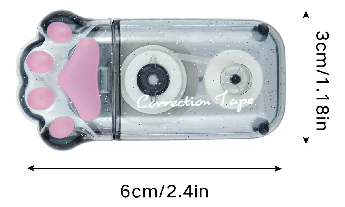 Corrector en cinta escolar Qiwi huellita 5mmx6m - Imagen 4