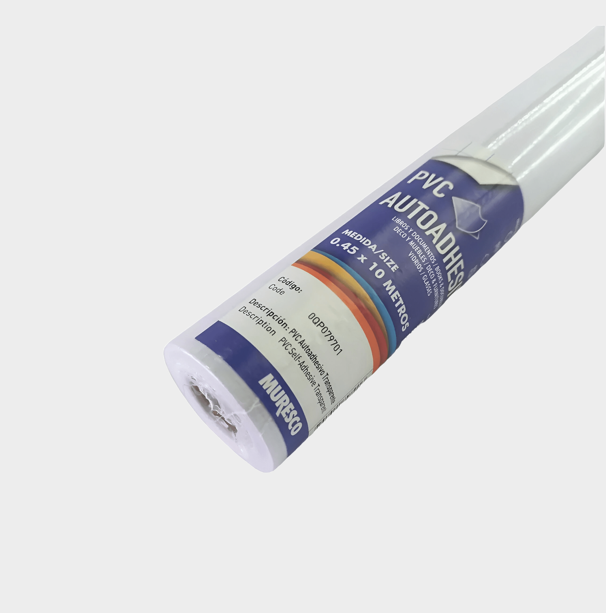 Rollo Pvc MURESCO Contact Autoadhesivo Transparente 45x1m