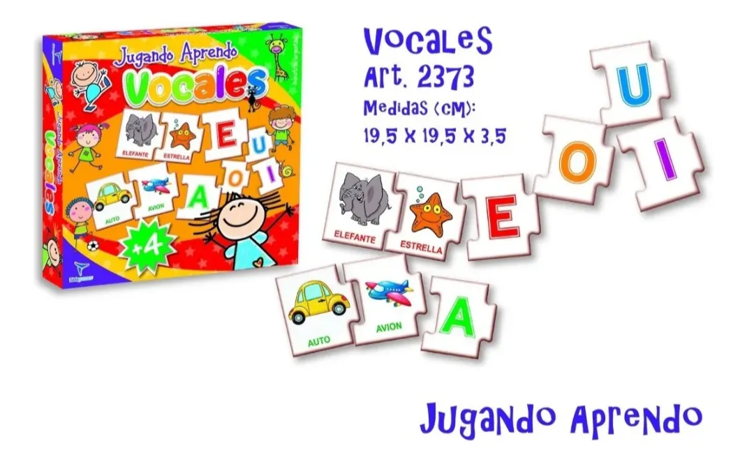 Juego de mesa jugando APRENDO VOCALES - Imagen 2