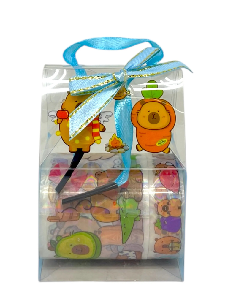 Kit mini cintas decorativas Capybara - Imagen 3