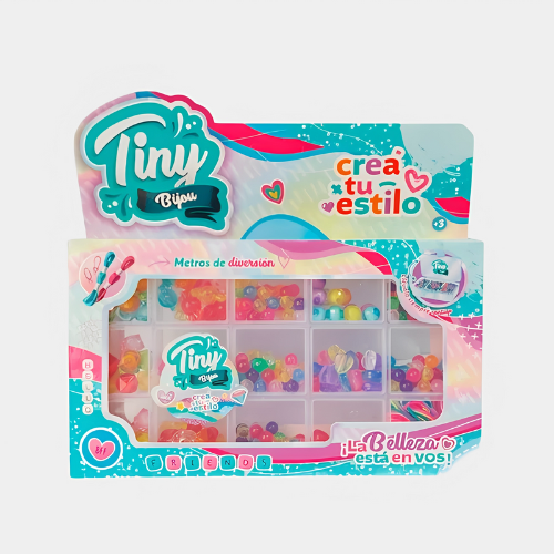 Set TINY bijou mostacillas dijes hilos estuche 15 divisiones
