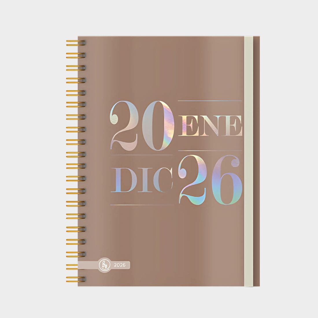 Agenda PREMIUM metalizada 2026 Ry 15x21 semanal