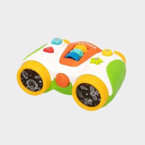 Juego Interactivo binoculares prismáticos musicales juguetes musicales para niños con luces y sonidos