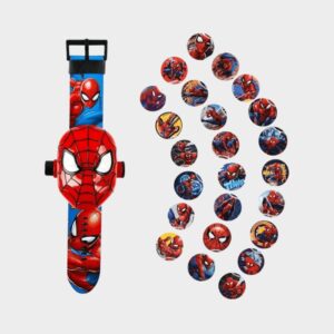 Reloj digital infantil con proyector y diseño de Spiderman