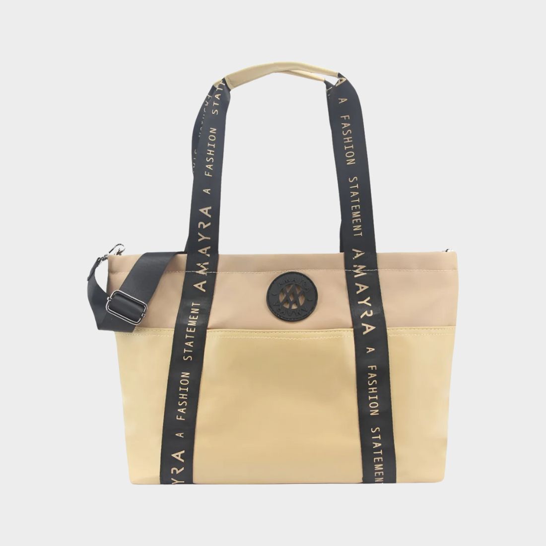 Cartera Amayra Camel 67.c2308.2 Doble Bolsillo Correa