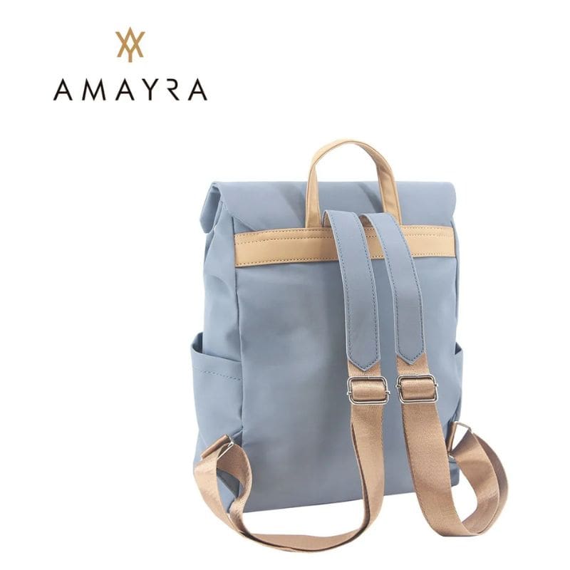Mochila Cartera Amayra Aero 67.c25303 Azul Acero Lisa - Imagen 2