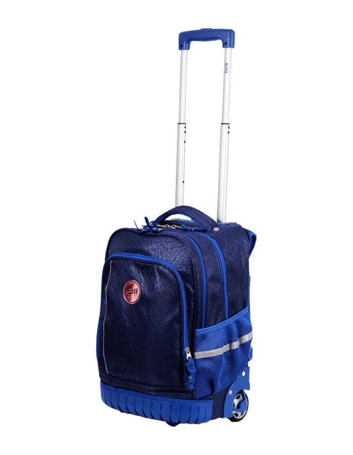 Mochila Con Carro Elf Base De Goma 2 Divisiones azul 6453 - Imagen 3