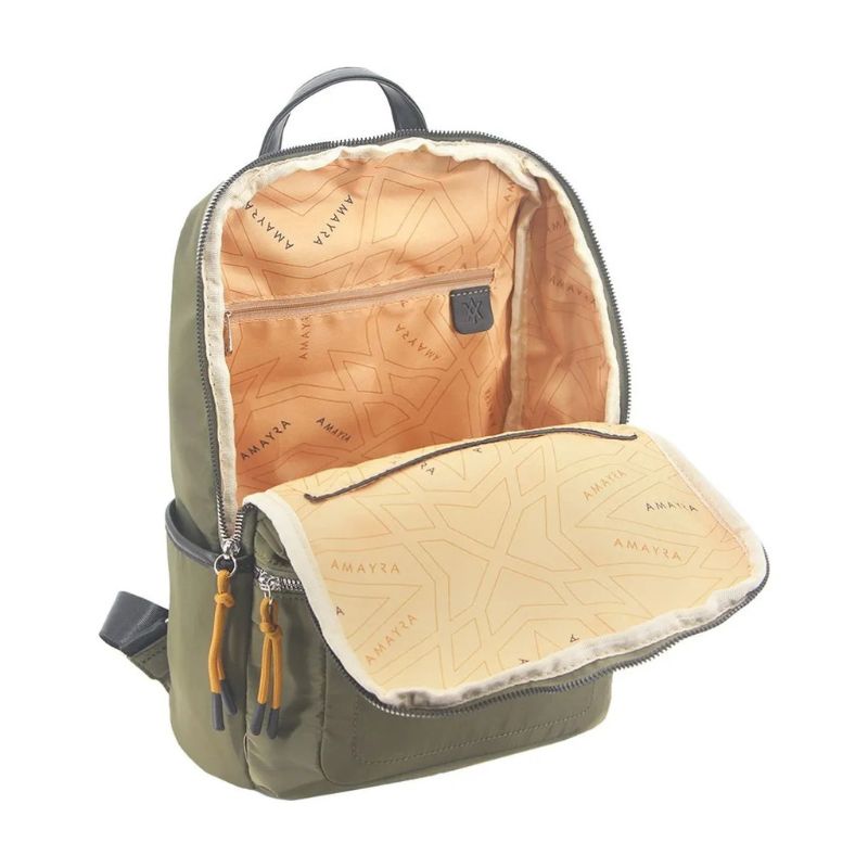 Mochila Urbana Dama Mujer Amayra Verde 67.c25363r - Imagen 4