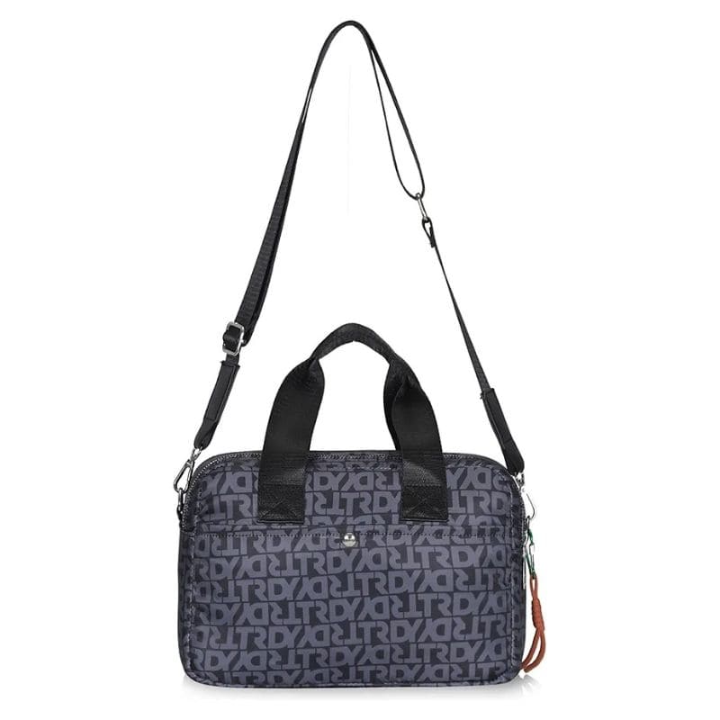 Cartera Trendy Nylon Dama Mujer Urbana Morral NEGRO 17642 - Imagen 3