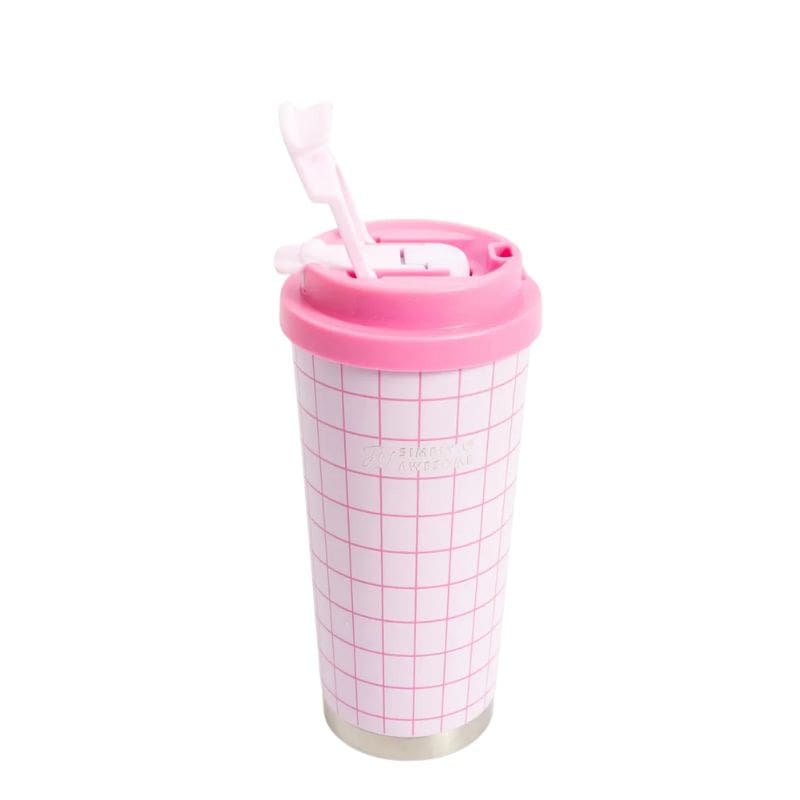 Vaso De Cafe Termico Fw 500Ml Cuadrille Rosa 201431 - Imagen 2