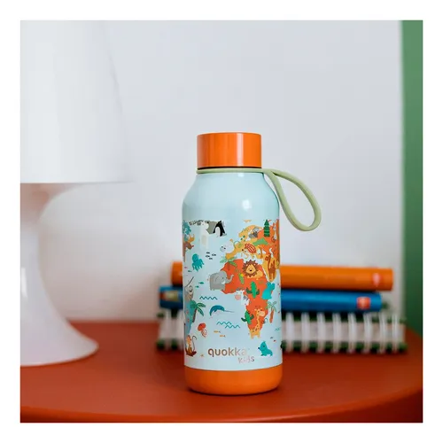 Botella Infantil mapa Acero Inoxidable Termica 330ml Cresko 359 - Imagen 3