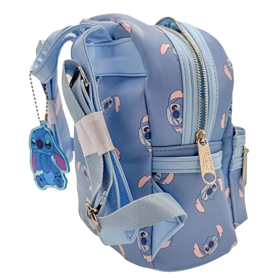 Mochila Mini Bag Espalda Stitch Disney Llavero Mooving - Imagen 2