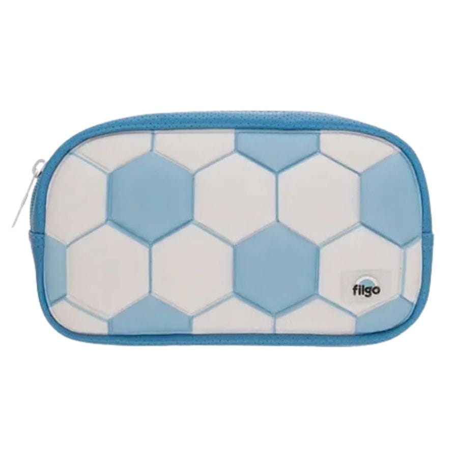 Cartuchera Canopla Filgo Starpak Pouch Futbol celeste/blanco - Imagen 4