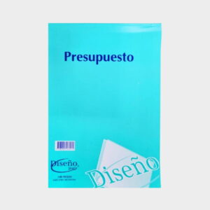 Talonario Presupuesto chico Diseño (16×21)