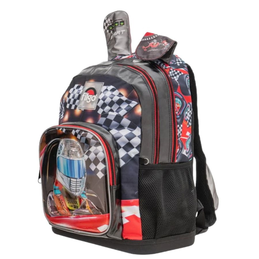 Mochila Espalda Escolar Filgo Air 18 Racer - Imagen 4