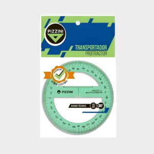 Transportador Pizzini 10cm X 360º Art 672210 Color Verde