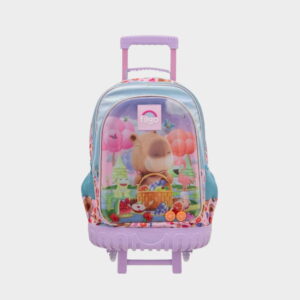 Mochila Filgo 3d 18" Con Carrito Capibara
