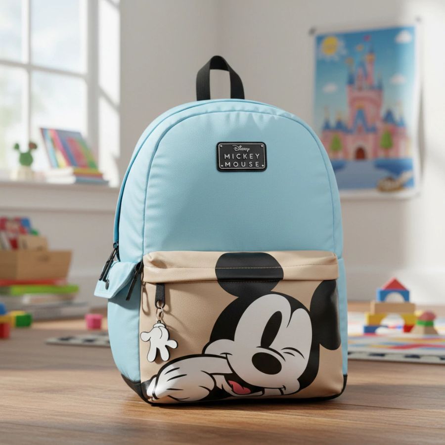 Mooving Mochila Espalda Mickey Mouse Blue - Imagen 4