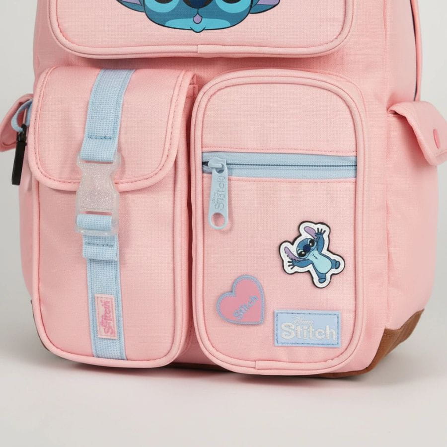 Mochila Espalda Mooving Stitch Pink 20 Litros Juvenil - Imagen 2