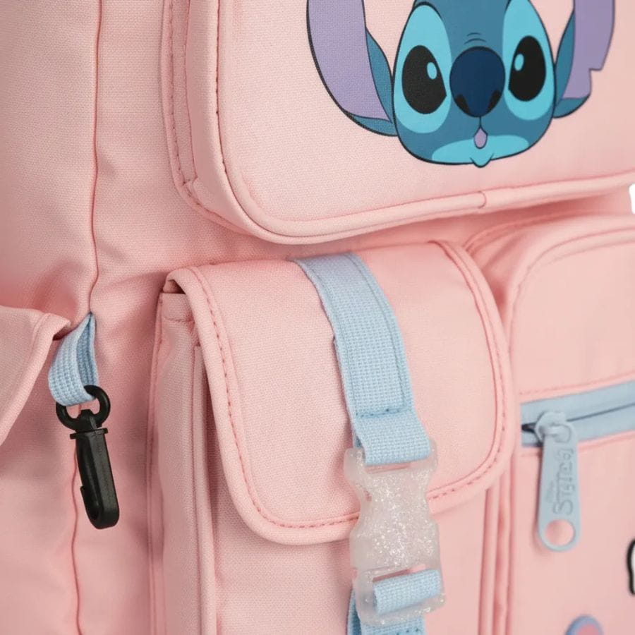 Mochila Espalda Mooving Stitch Pink 20 Litros Juvenil - Imagen 3