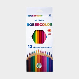 Lápices de colores pinturitas ROBERCOLOR x 12 Colores Largos