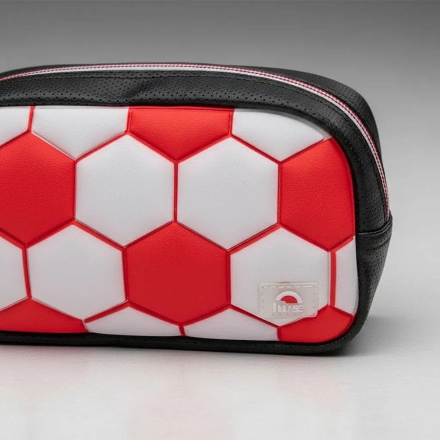 Cartuchera Canopla Filgo Starpak Pouch Futbol rojo/blanco - Imagen 2