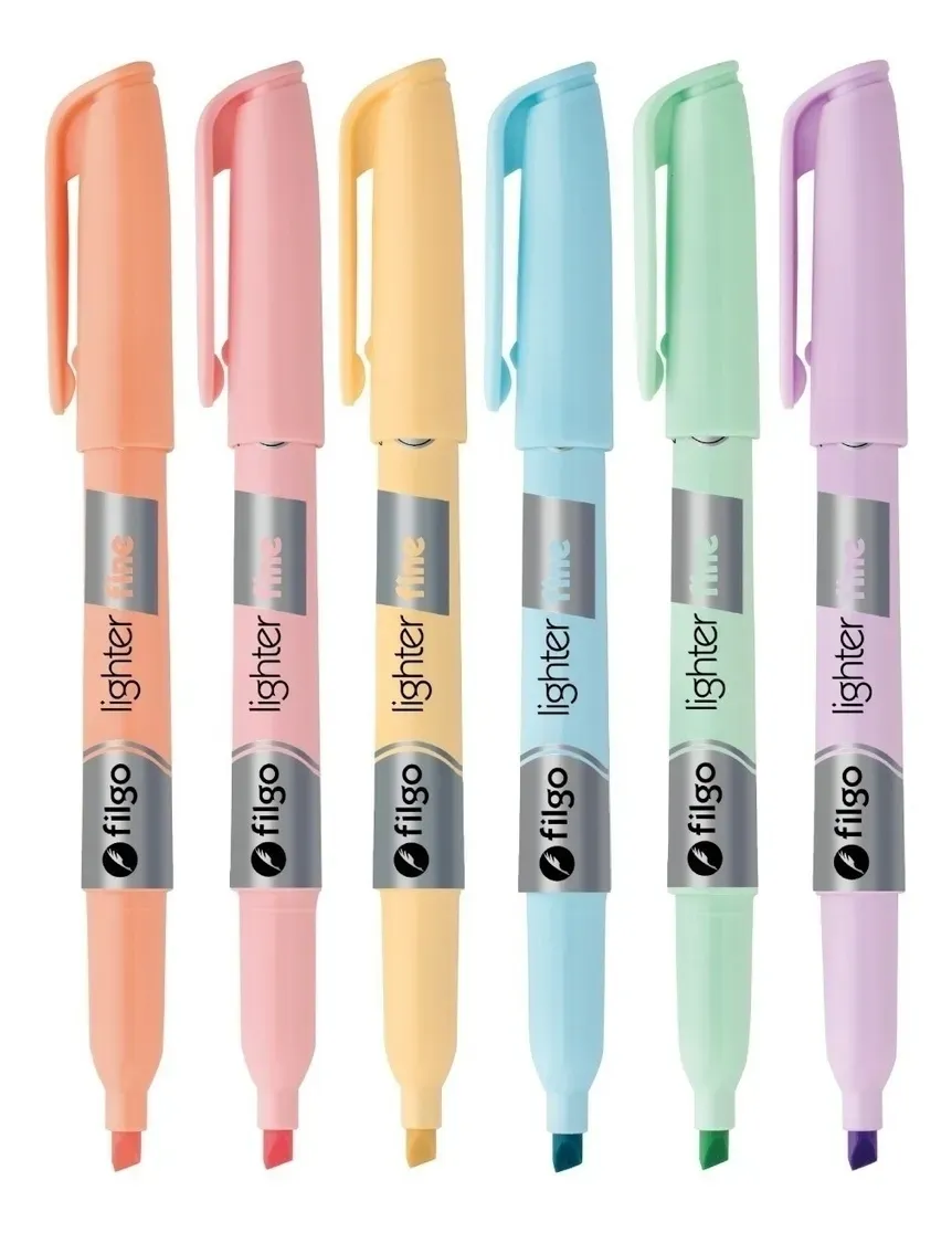 Resaltador Filgo Pastel Estuche X 6 Fine - Imagen 3