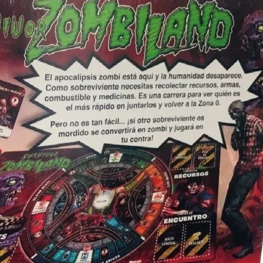 Juego de mesa Zombi Survivor Zombiland NUPRO - Imagen 2