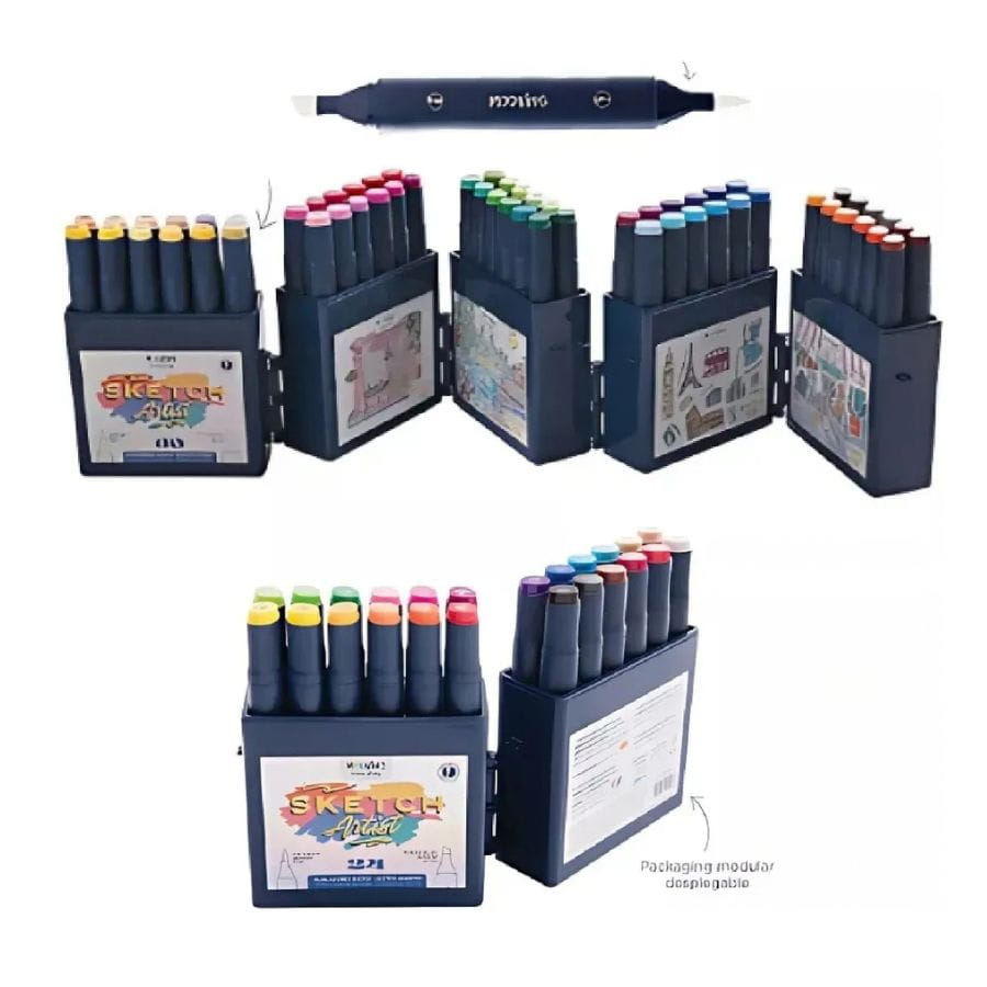 Mooving Sketch Artist 36 marcadores con estuche 3022236 - Imagen 2
