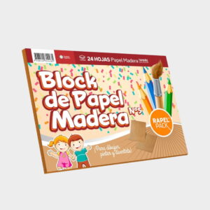 Block de dibujo papel madera RAPEL PACK nº5 x 24 hojas