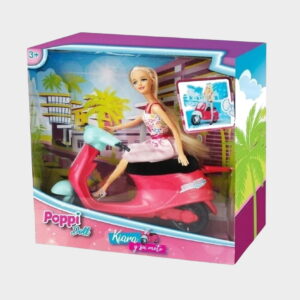 Muñeca Kiara Y Su Moto Poppi Doll Art B089