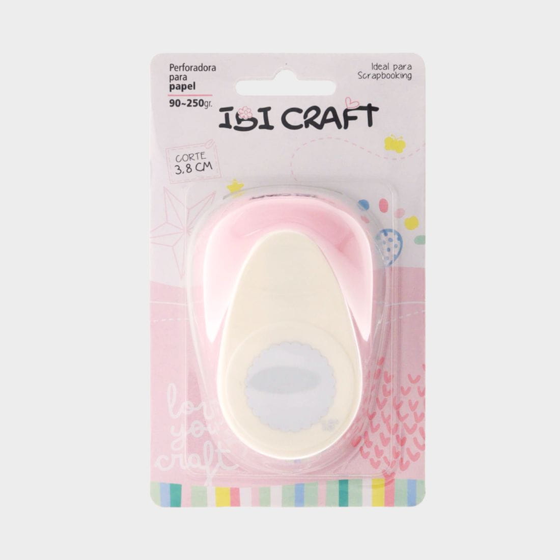 Perforadora 38mm 1.5'' IBI CRAFT forma circulo
