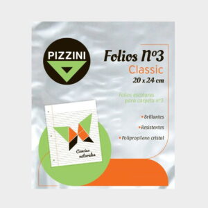 Folio cristal PIZZINI nº3 - 10 un.