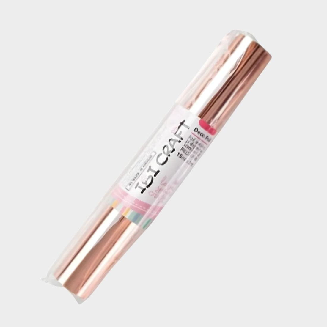 Papel Deco Foil Art lápiz térmico rosa oro IBI CRAFT 15cm X 3mt