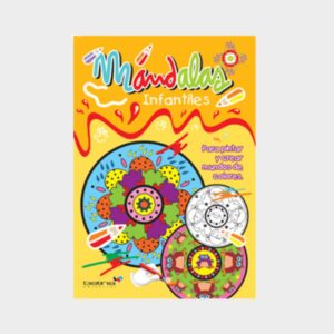 Mandalas infantiles Mundo de colores - Tapa Amarilla