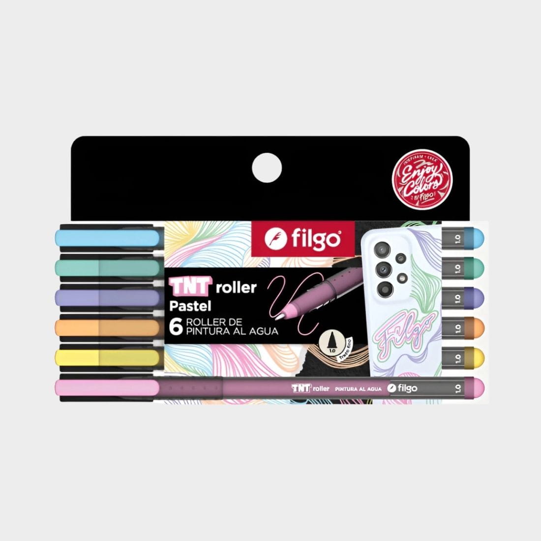 Roller de pintura al agua Filgo TNT - Pastel x6